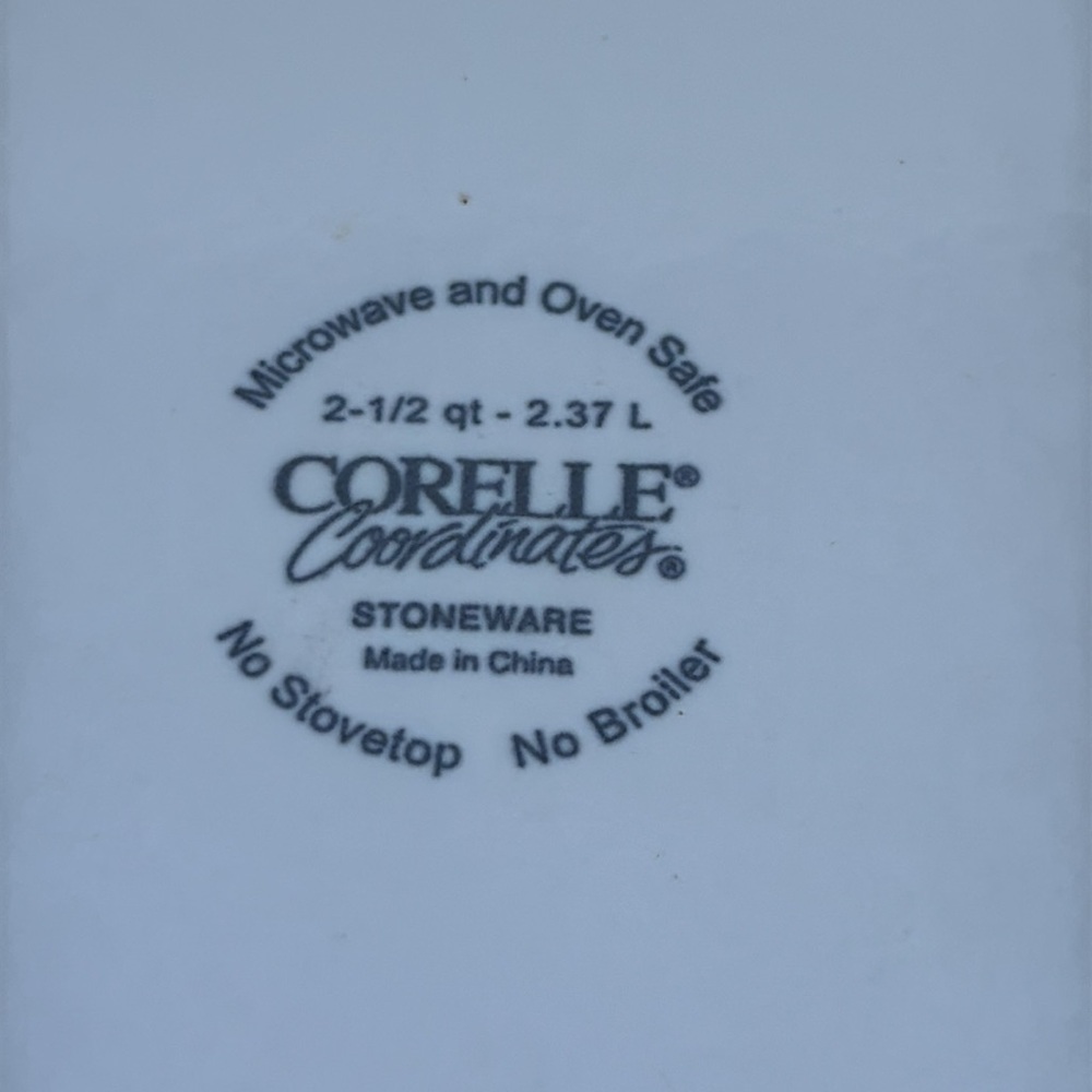 Corelle Coordinates Stoneware Callaway Ivy 1.5-quart baking/serving dish - Picture 7 of 7